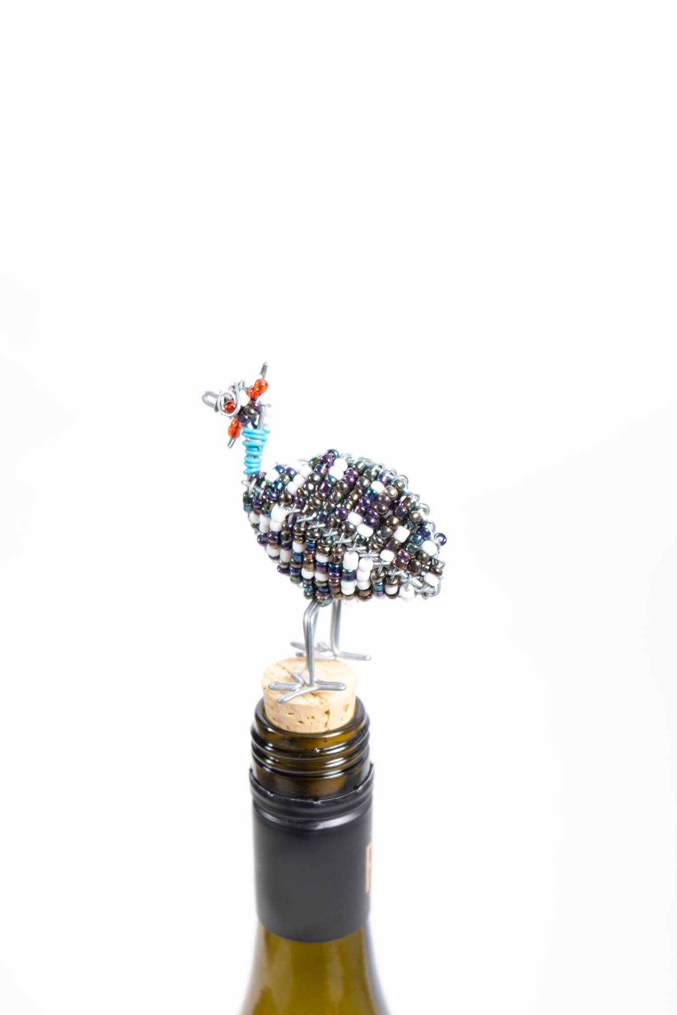 Beaded Animal Wine Bottle Stopper