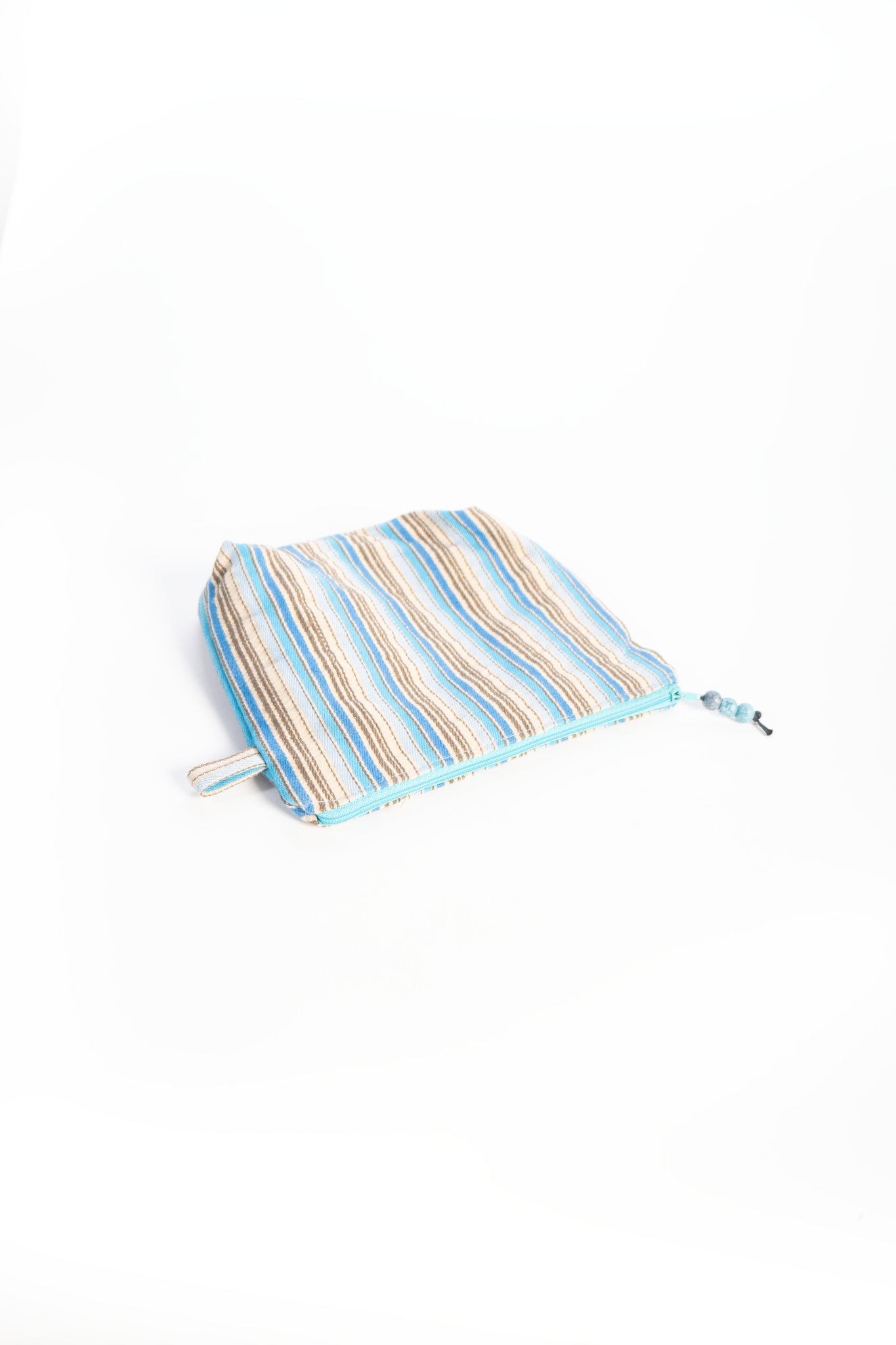 Striped Make up Bag