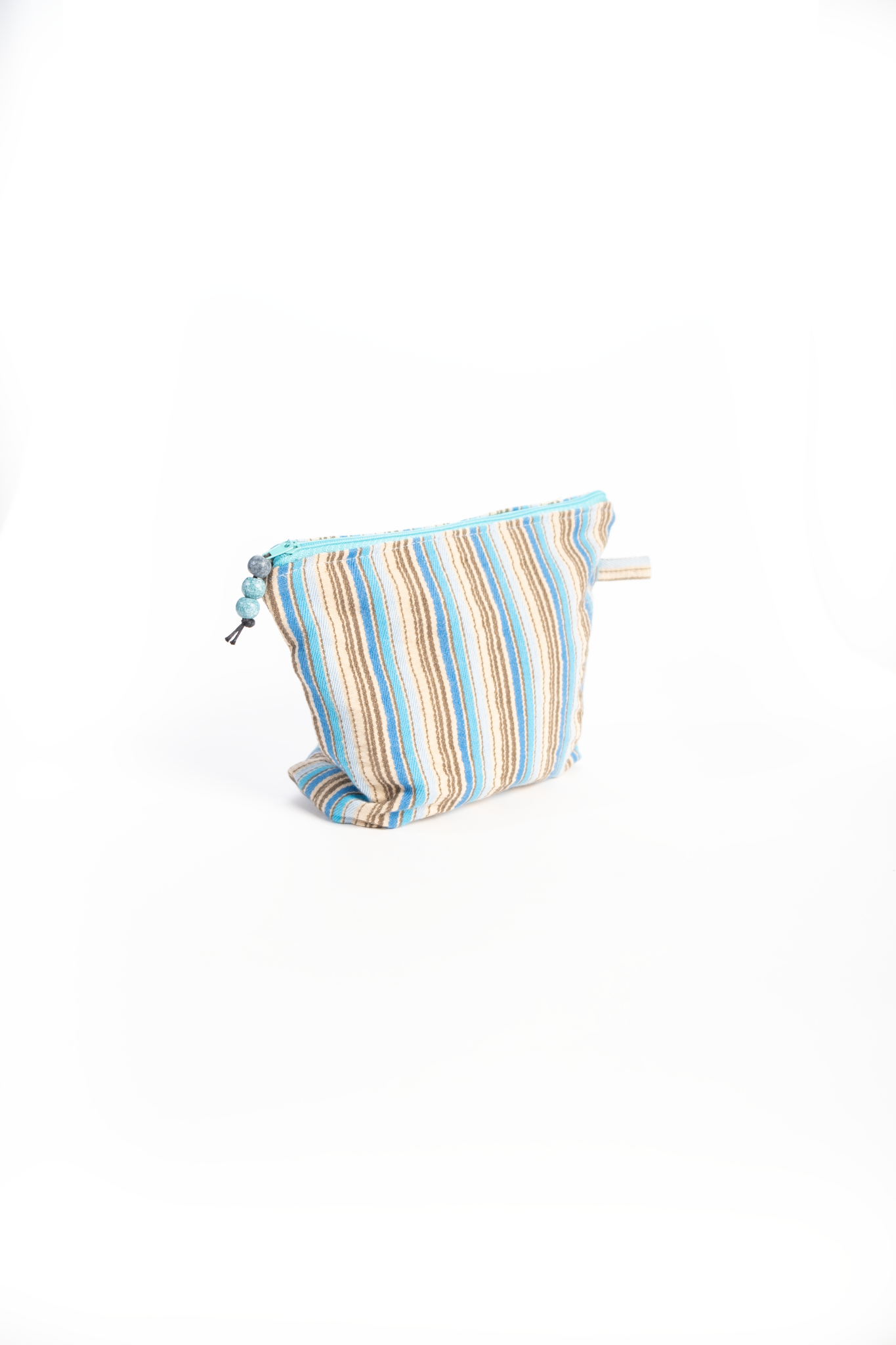 Striped Make up Bag