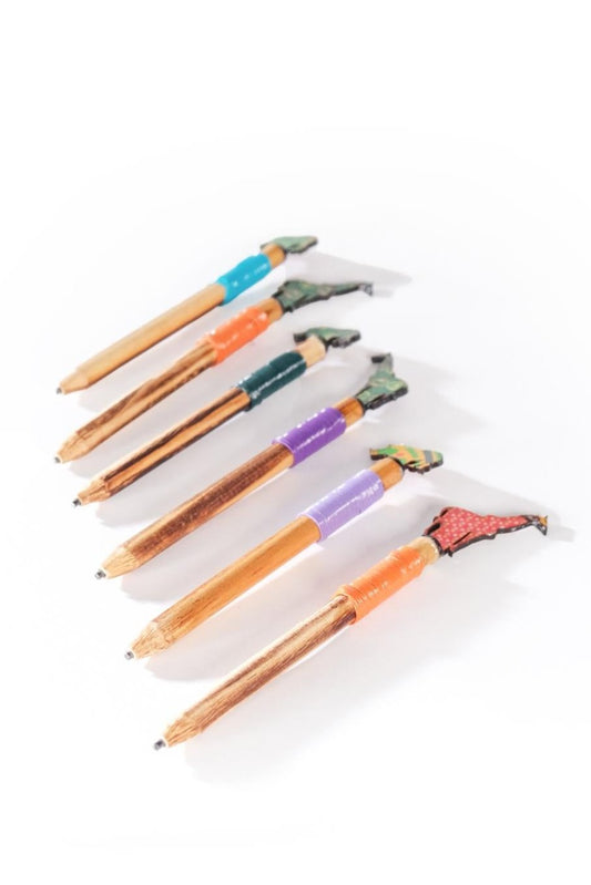 Animal Ankara wooden Pencil