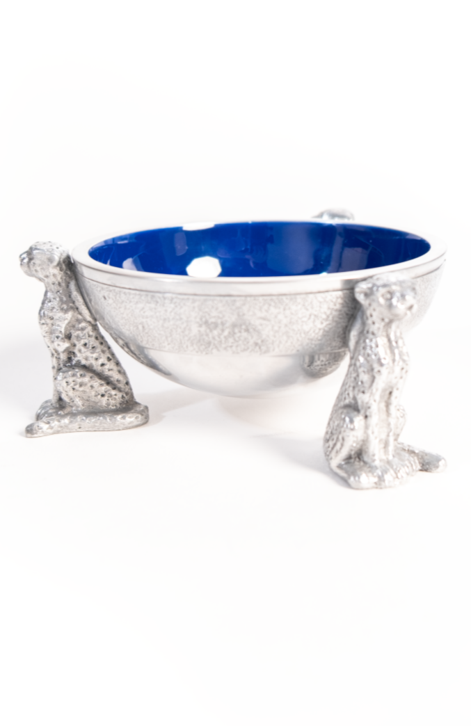 Aluminium Cheetah round bowl