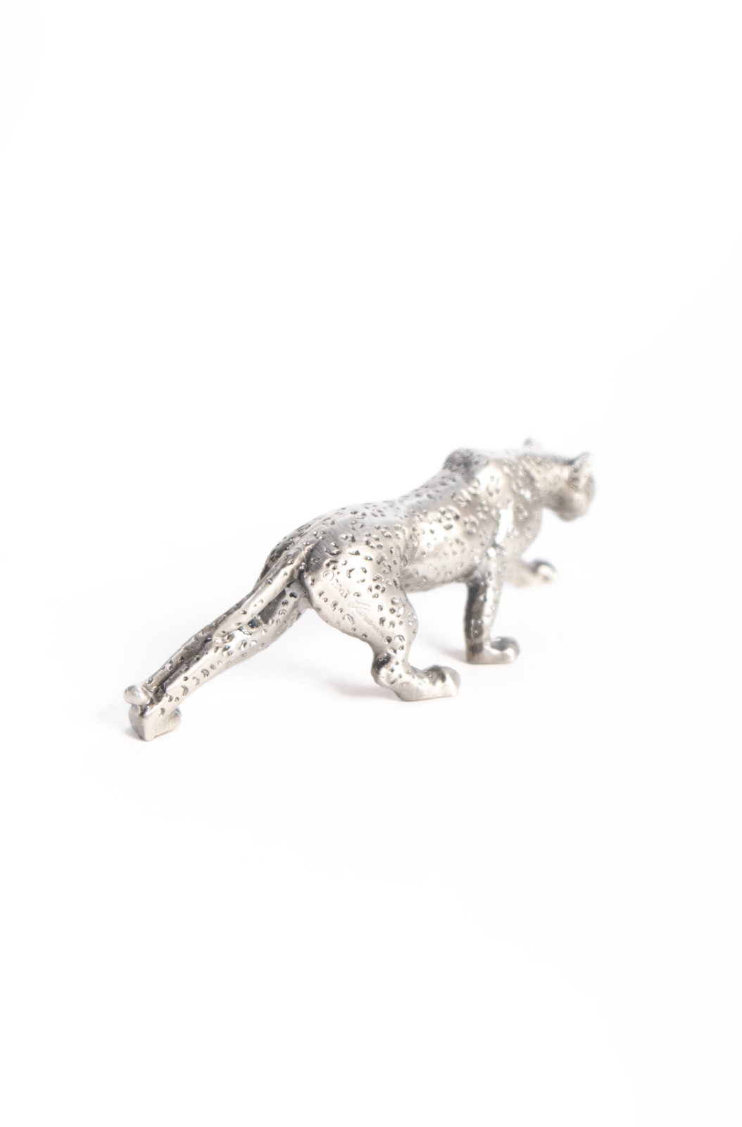 Leopard Pewter Figurine