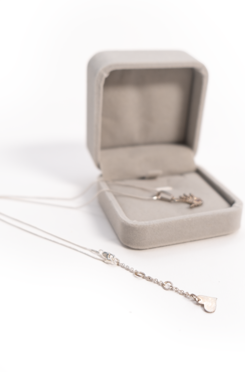 Care Trust Silver Necklace with Tourmaline Stone