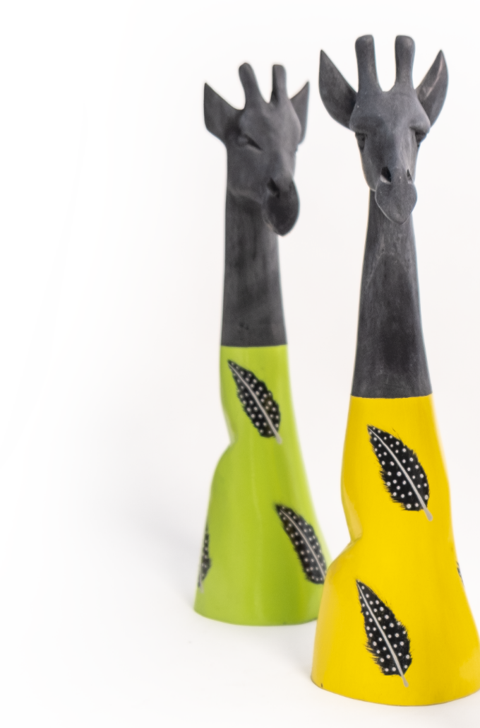 Hand Painted Giraffe Neck 