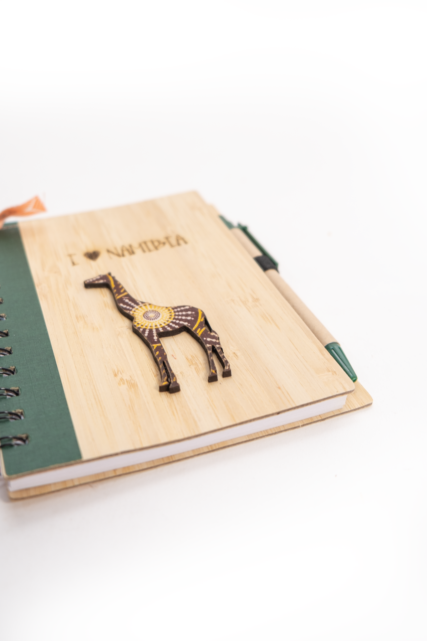African Wooden Notebook A5