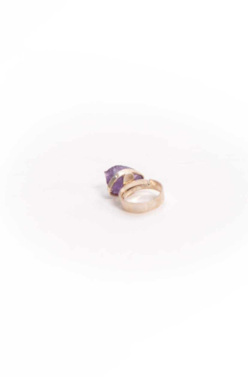 Namibian Amethyst & Sterling Silver Ring