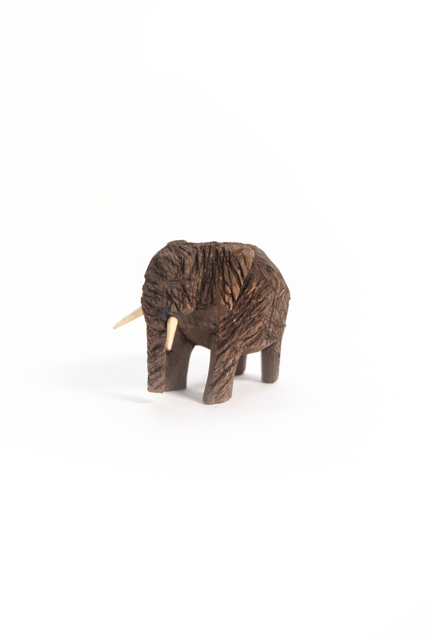 Tiny Wooden Elephant