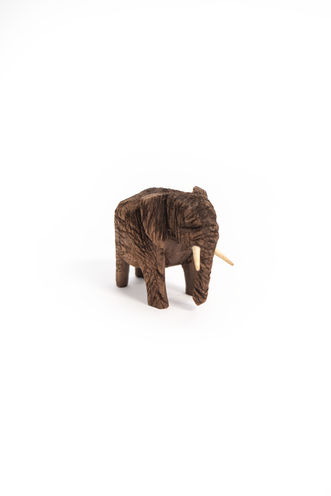 Tiny Wooden Elephant