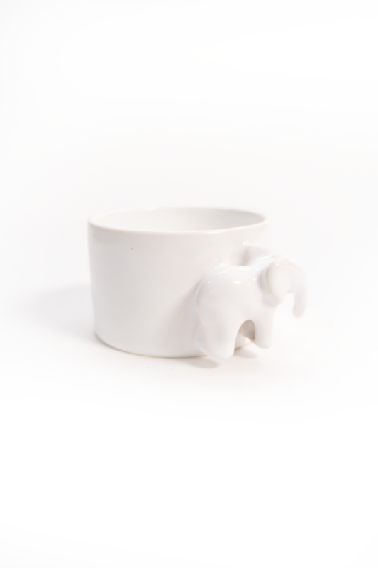 Elephant Ceramic Wide Mug 250ml