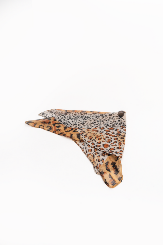 Combo Animal Print Square Scarf