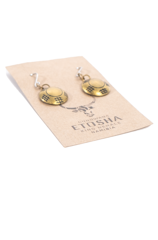 Earrings Brass Charm - Ekipa Design