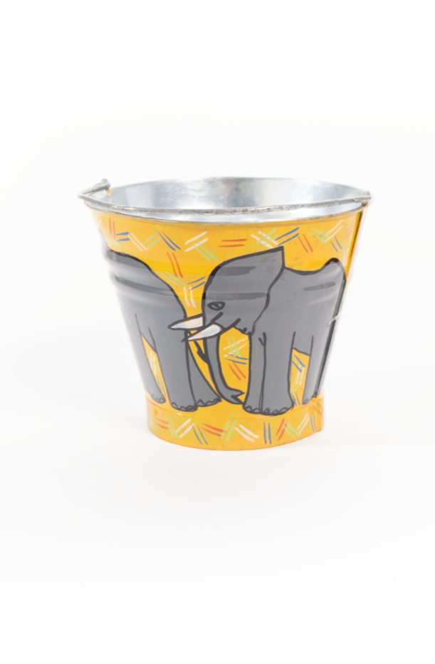 Medium elephant metal Bucket - 750ml