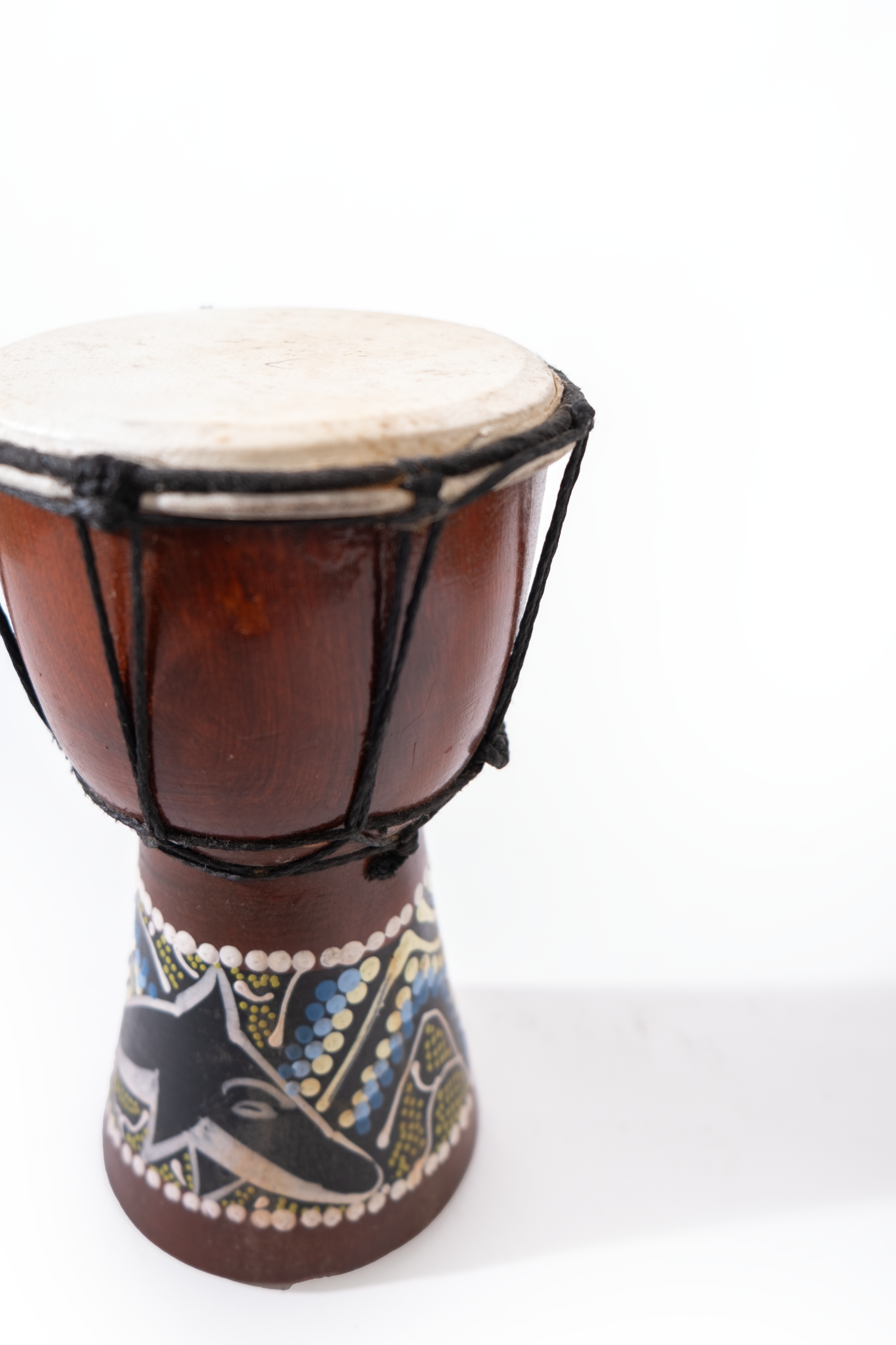 African painted drums