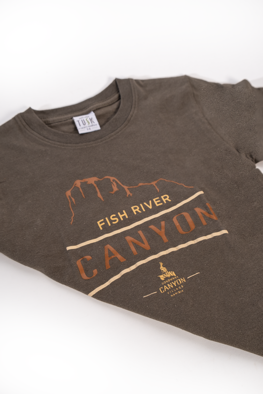 Fish River Canyon Namibia kids T-shirt  Olive