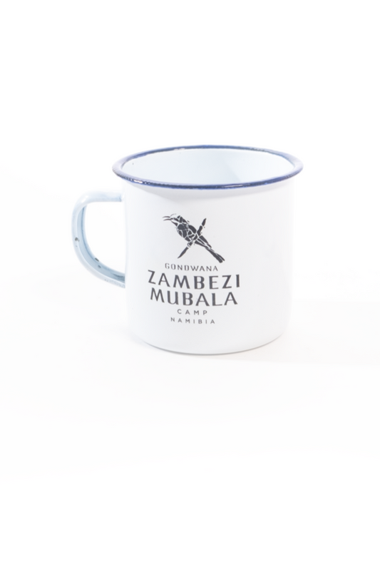 Zambezi Mubala Camp Enamel Mug white - 250ml
