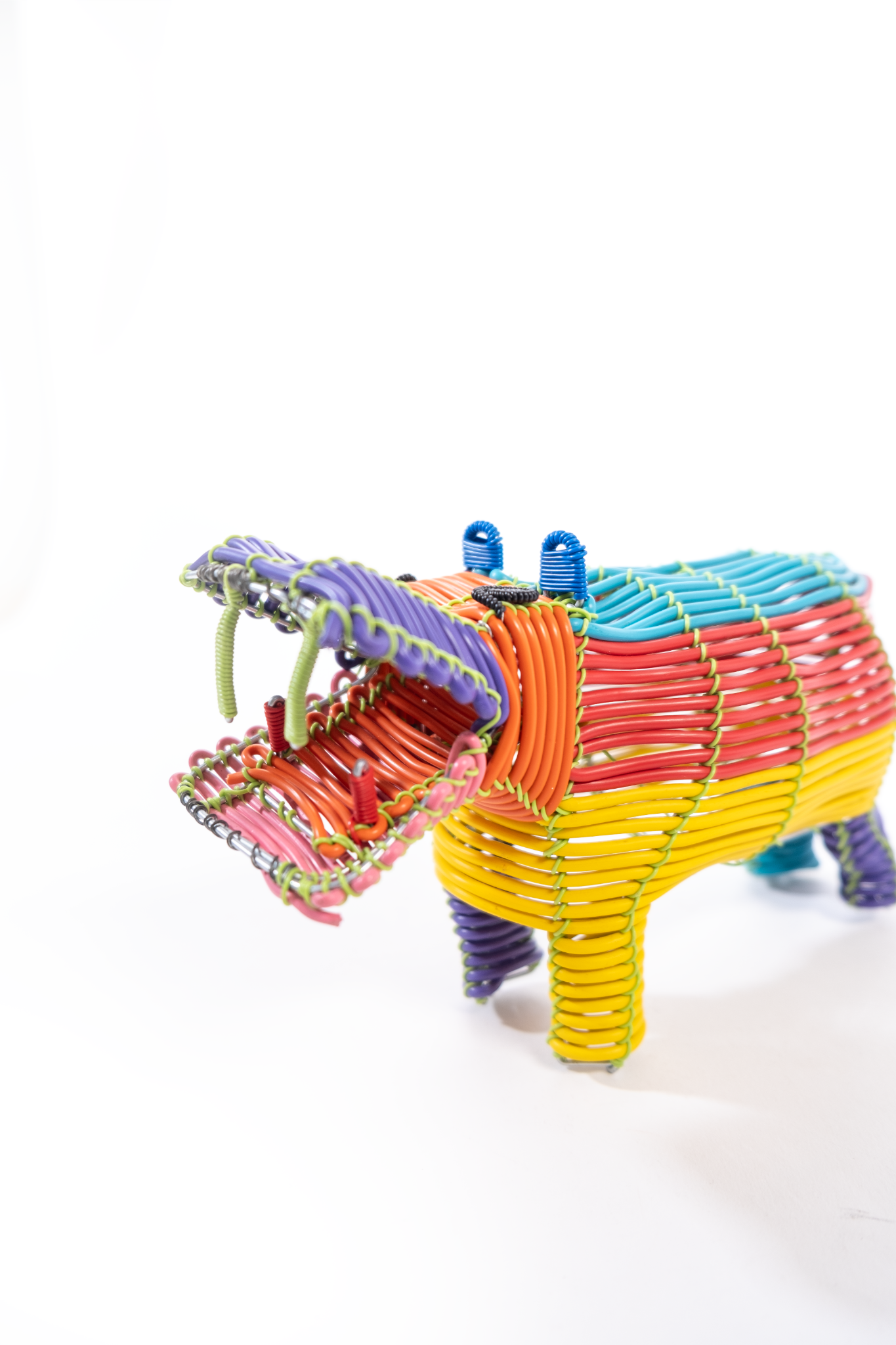 Colorful Wire Hippo