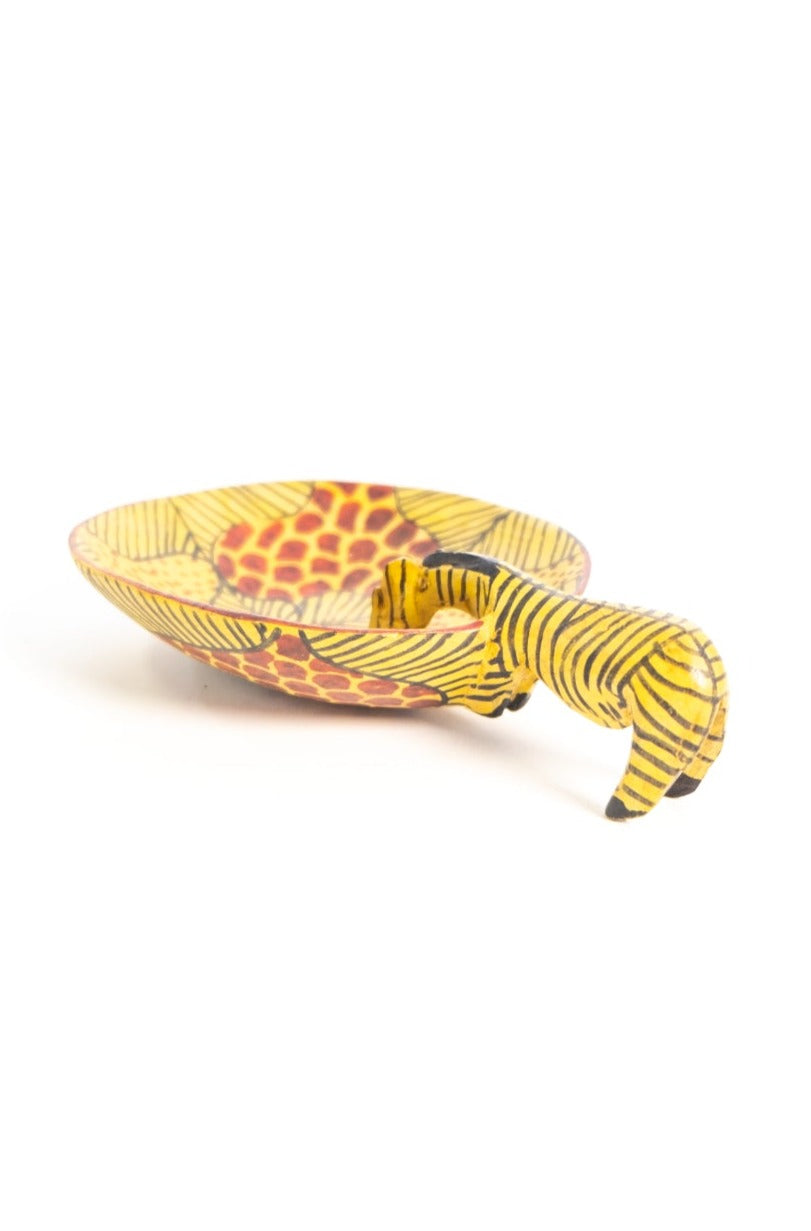 Zebra wooden Bowl