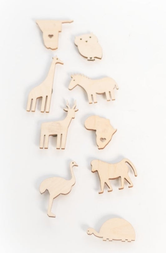 Animal wooden Magnets