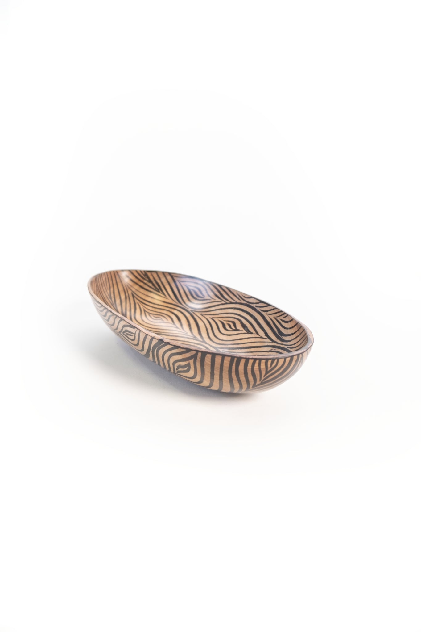 Oval wooden Bowl