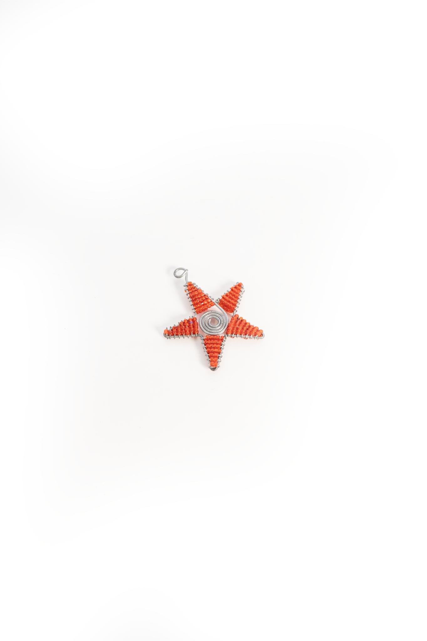 Christmas Beaded Star Ornament
