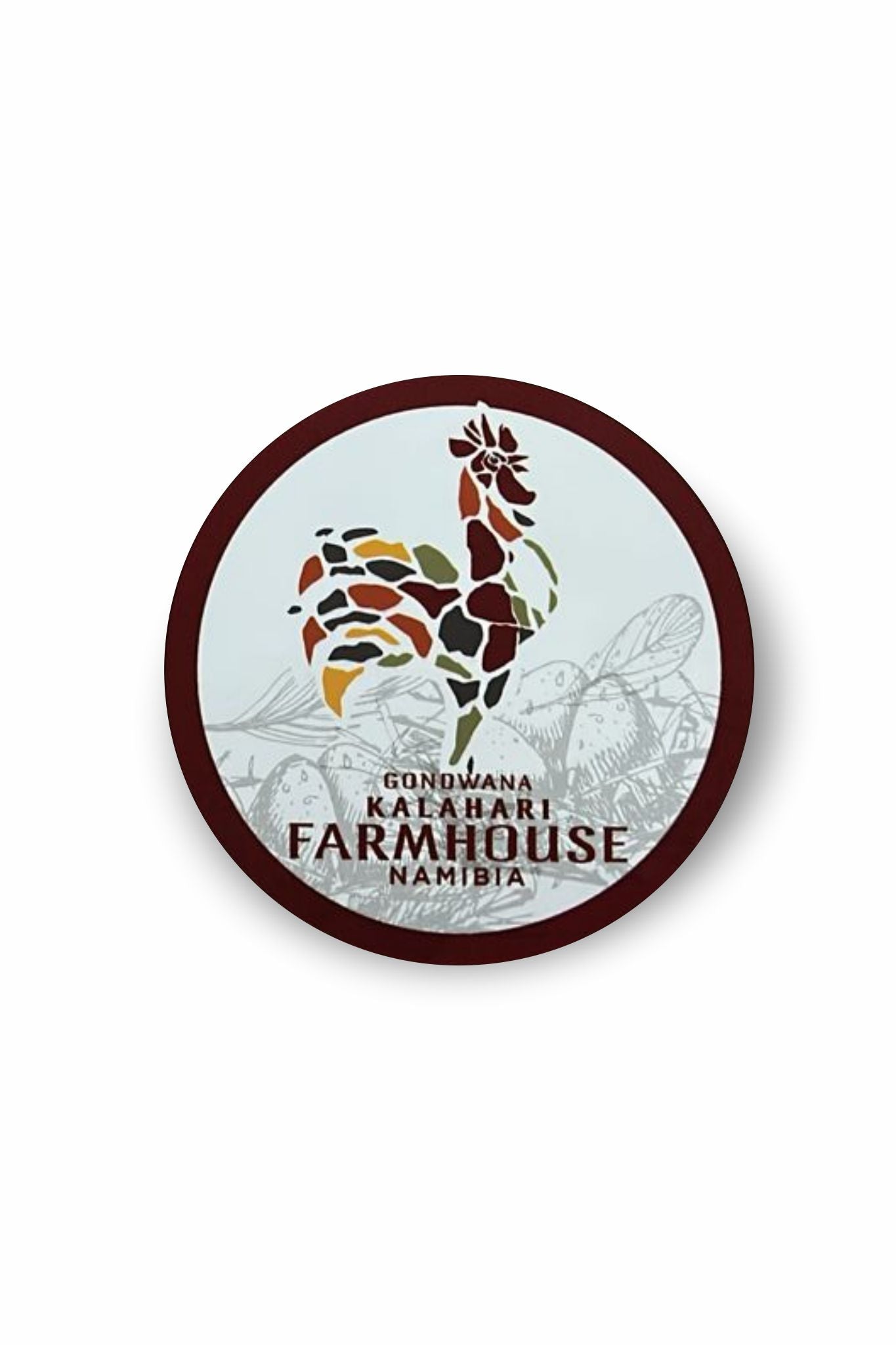Le logo de la ferme Sticker