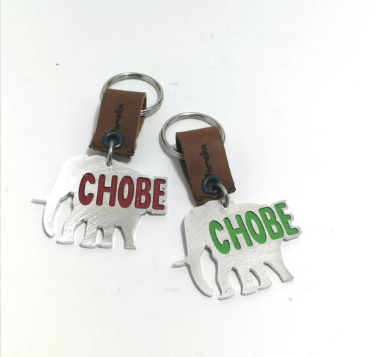 Aluminium Chobe Keyring