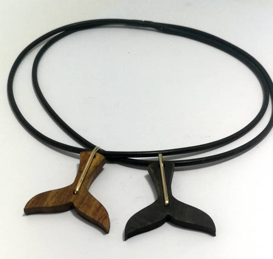 Whale Tail Pendant Necklace