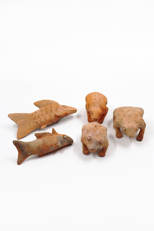 Handmade clay Animals