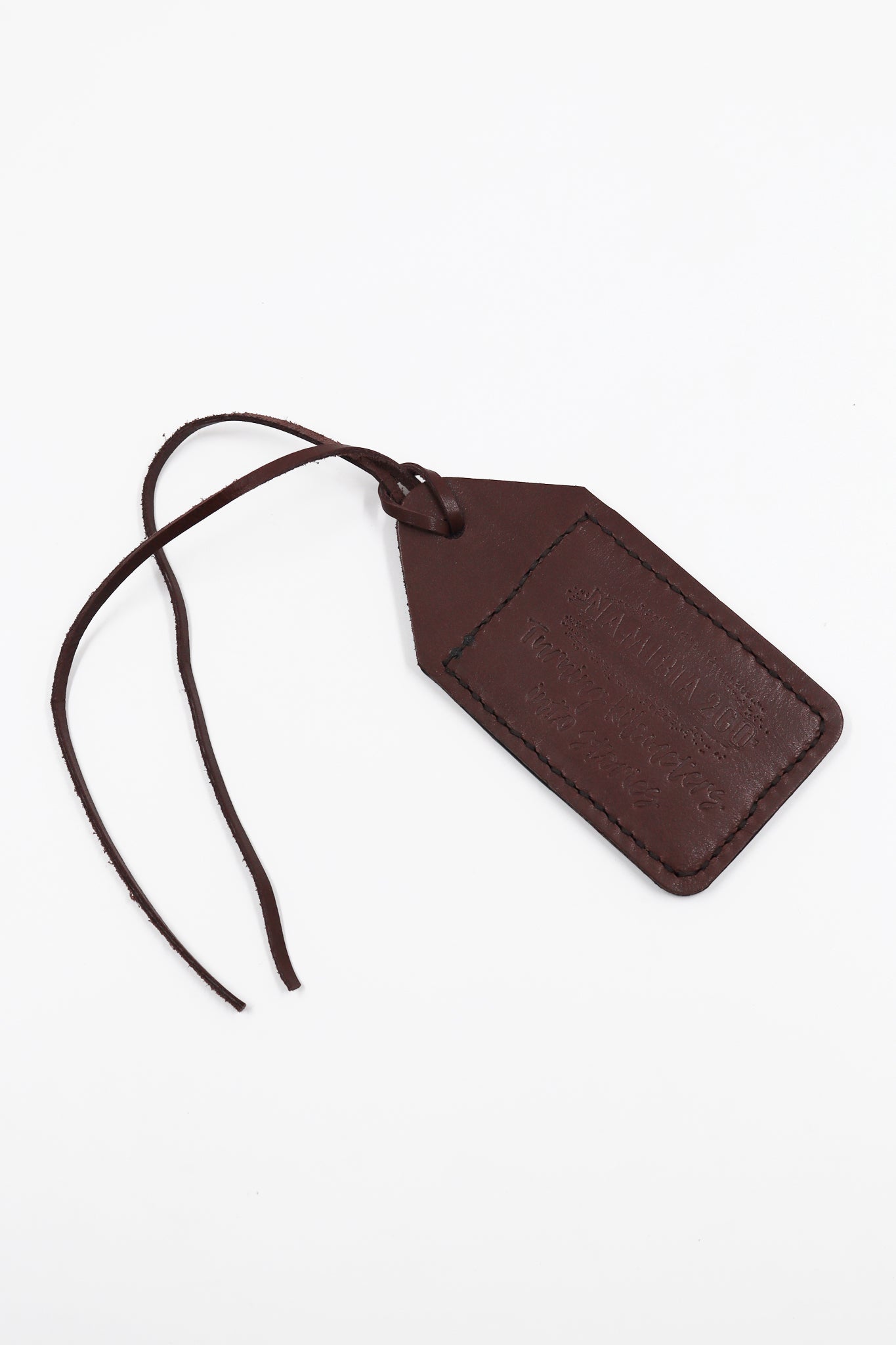 Namibia2Go Leather Luggage Tag