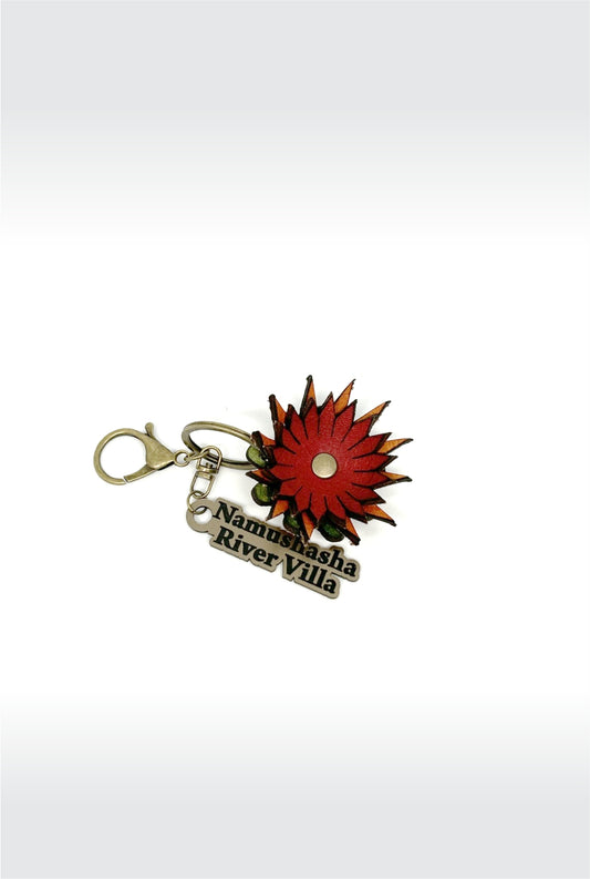 Namushasha River Villa Water Lily Keyring