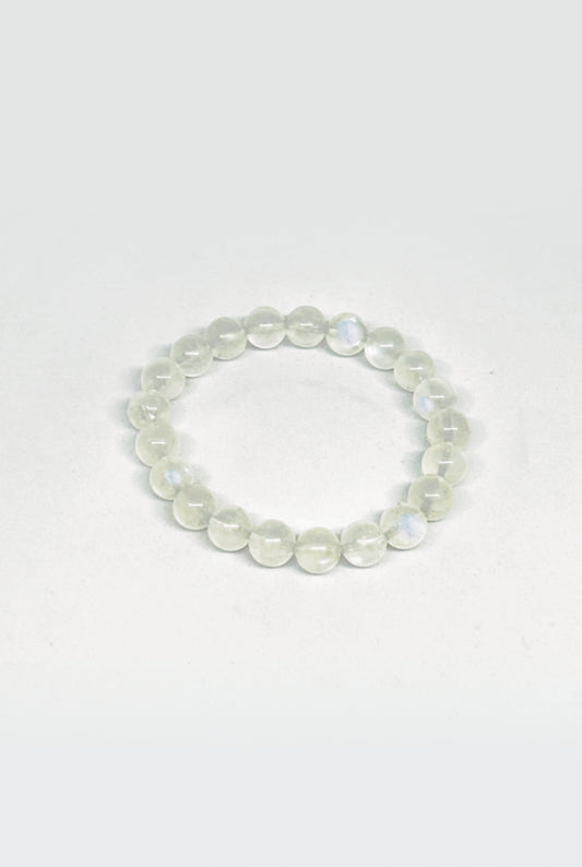 Moonstone Beaded Bracelet- Luna