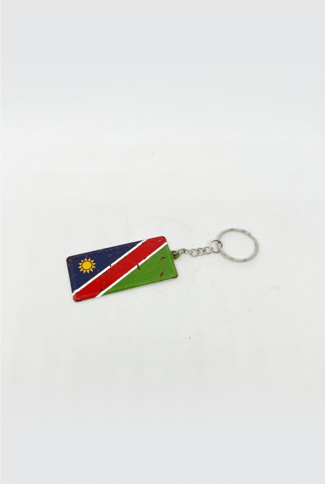 Metal License Plate Keyring Holder