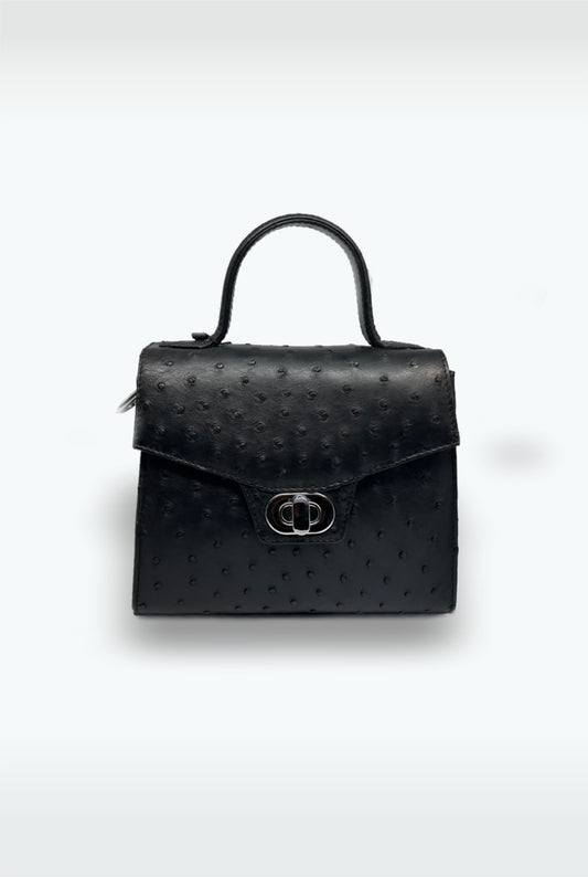 Ostrich Handbag - Luna