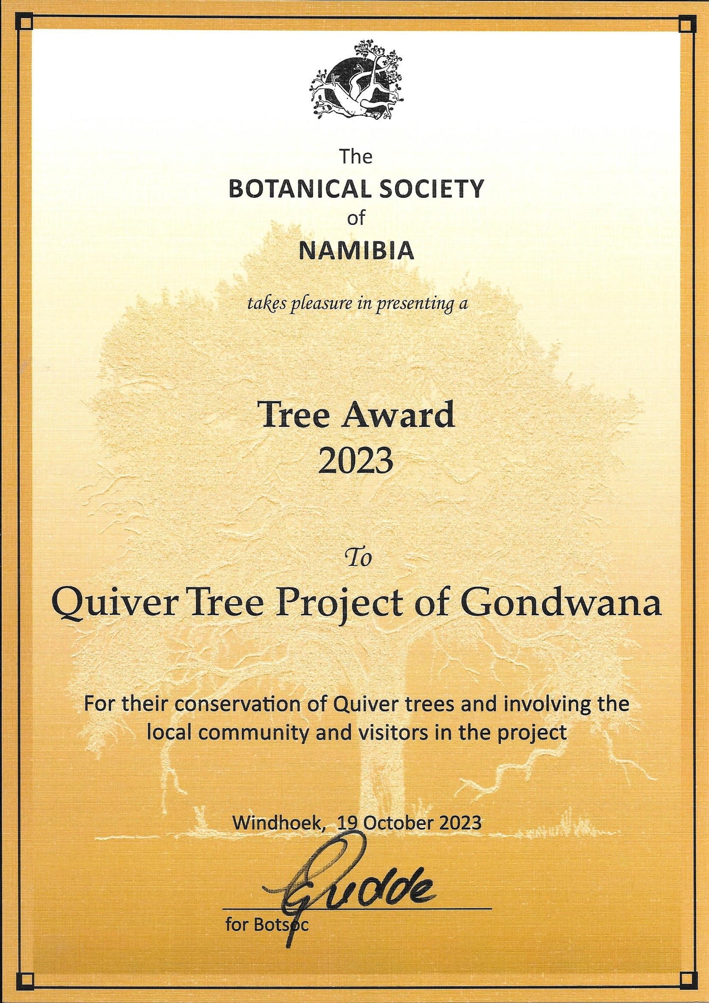 Adopt a Quiver Tree