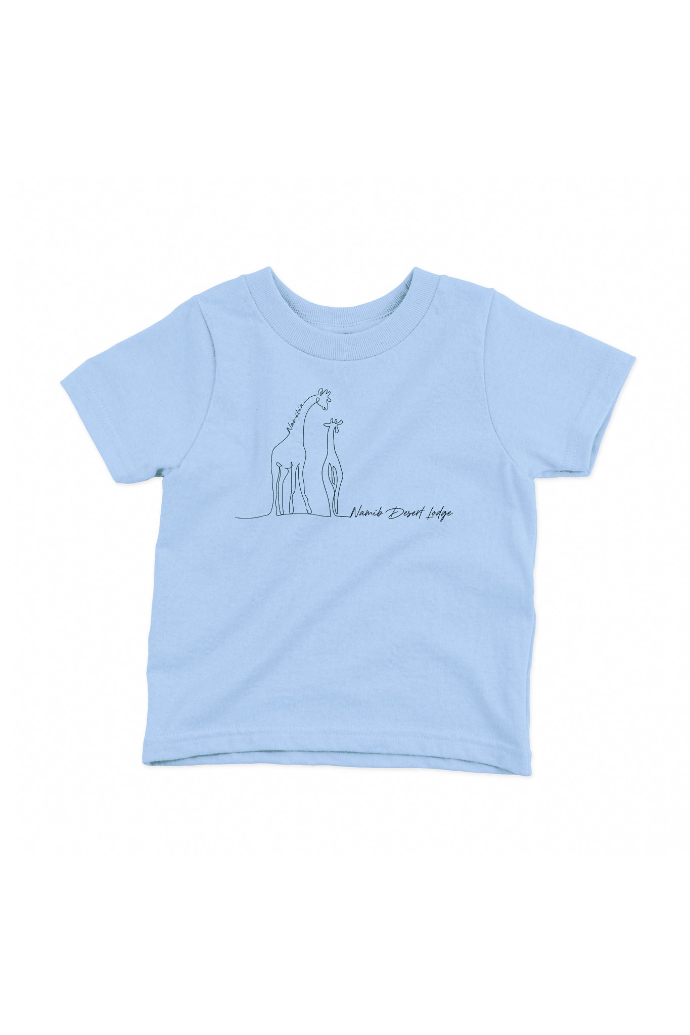 NamibiaCam Giraffe Sky Blue T-shirt Kids