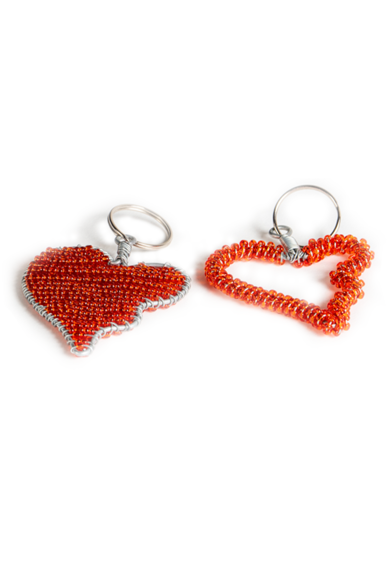 Care Trust heart Keyring