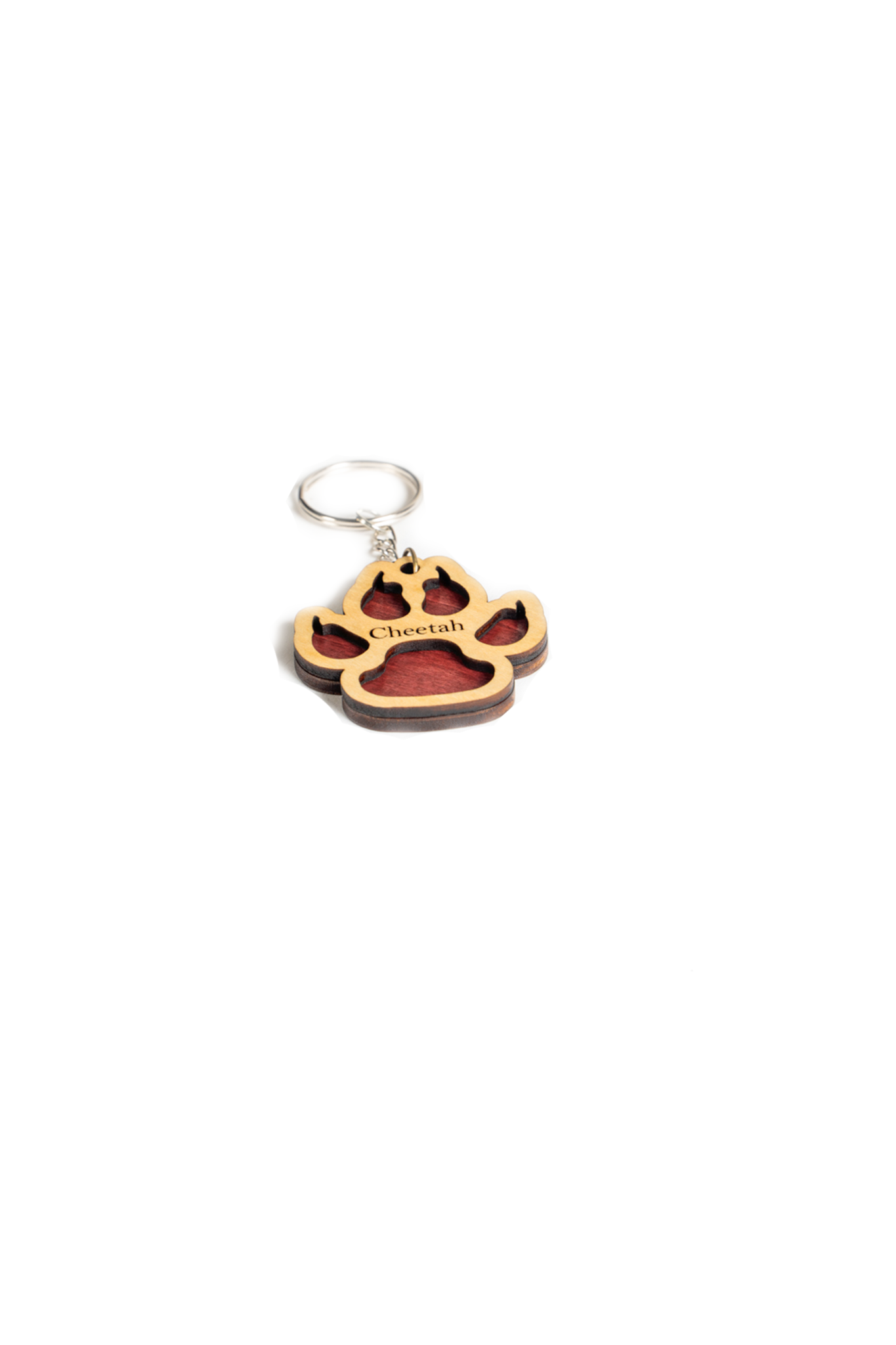 NamibiaCam animal paw-print Keyring