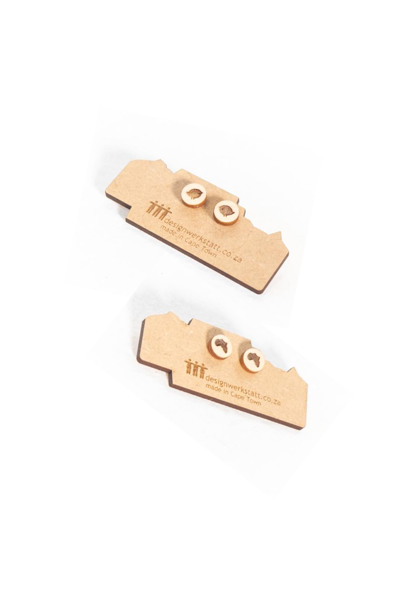 Laser-cut wooden Studs