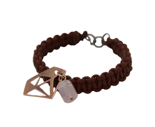 Tameka, Angelique Braided Leather Bracelet