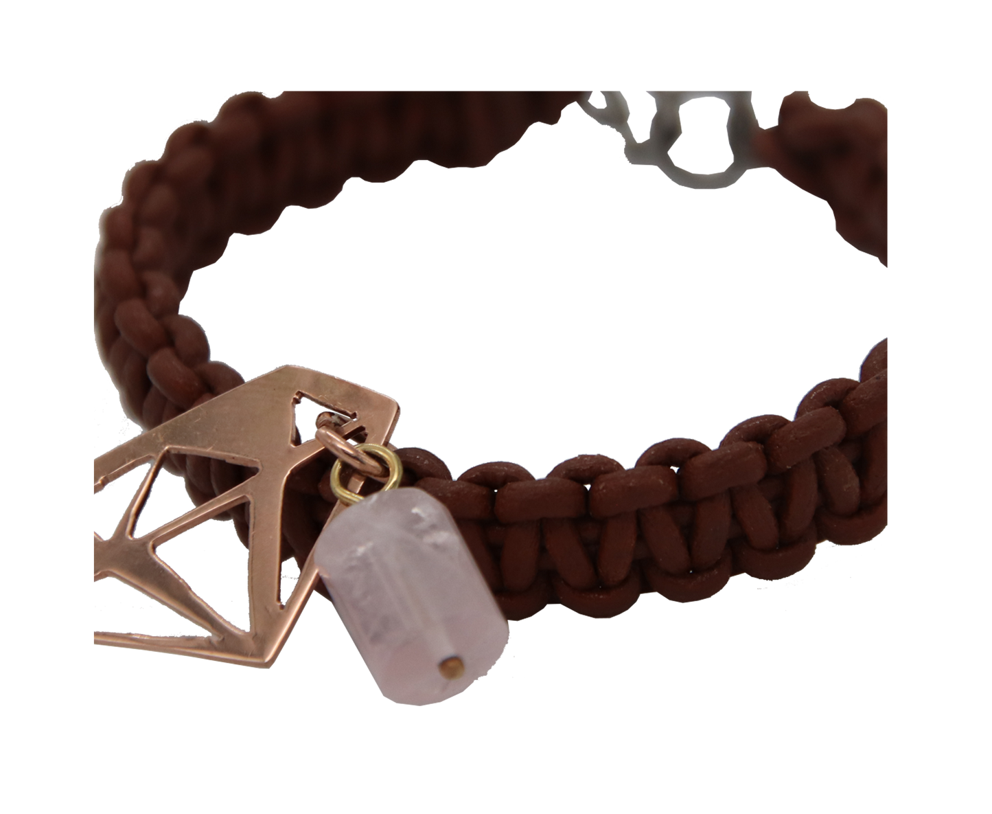 Tameka, Angelique Braided Leather Bracelet