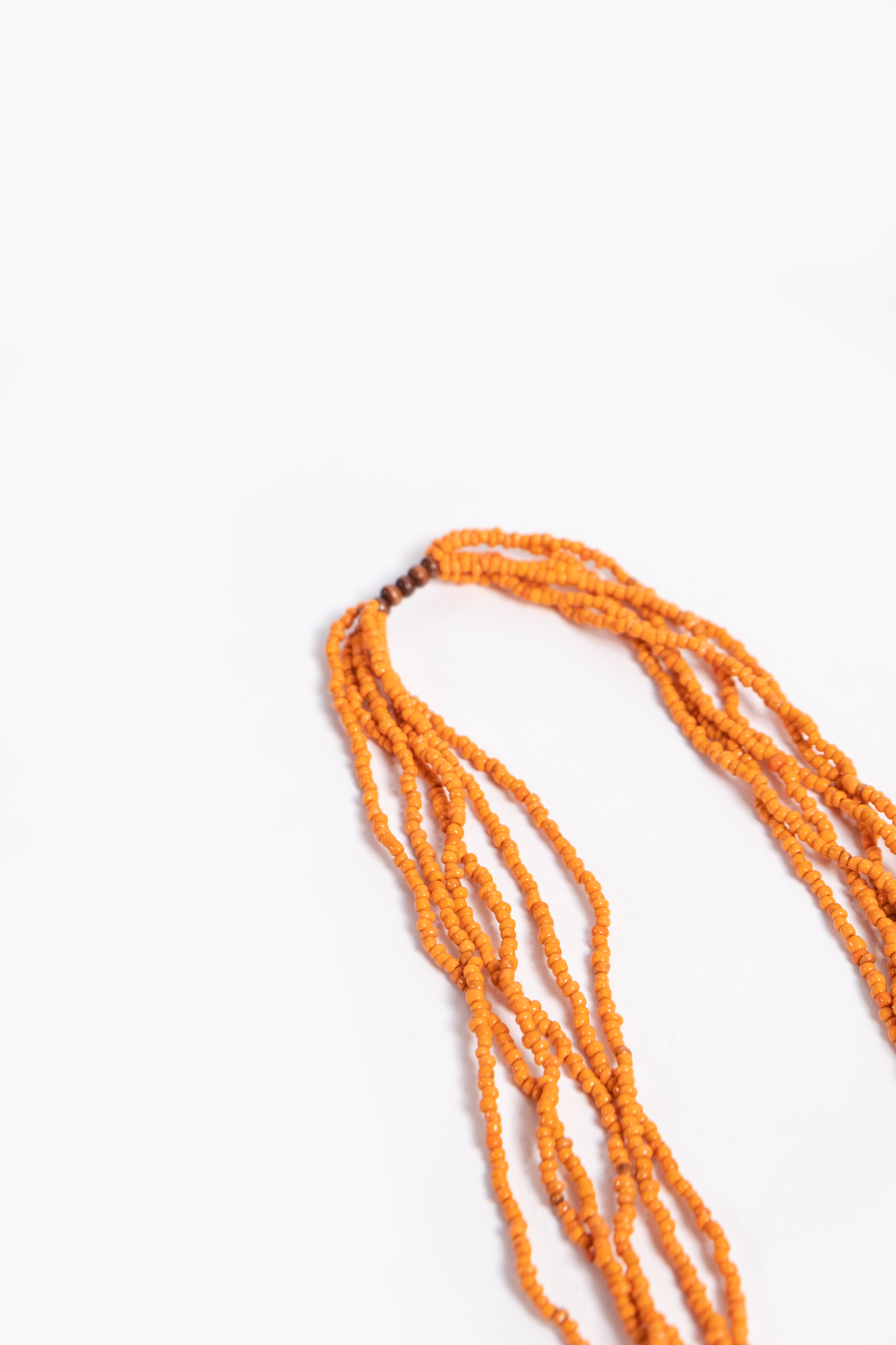 Orange Bead Necklace