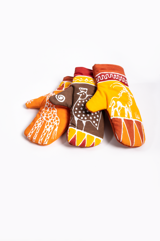 Batik Oven Gloves