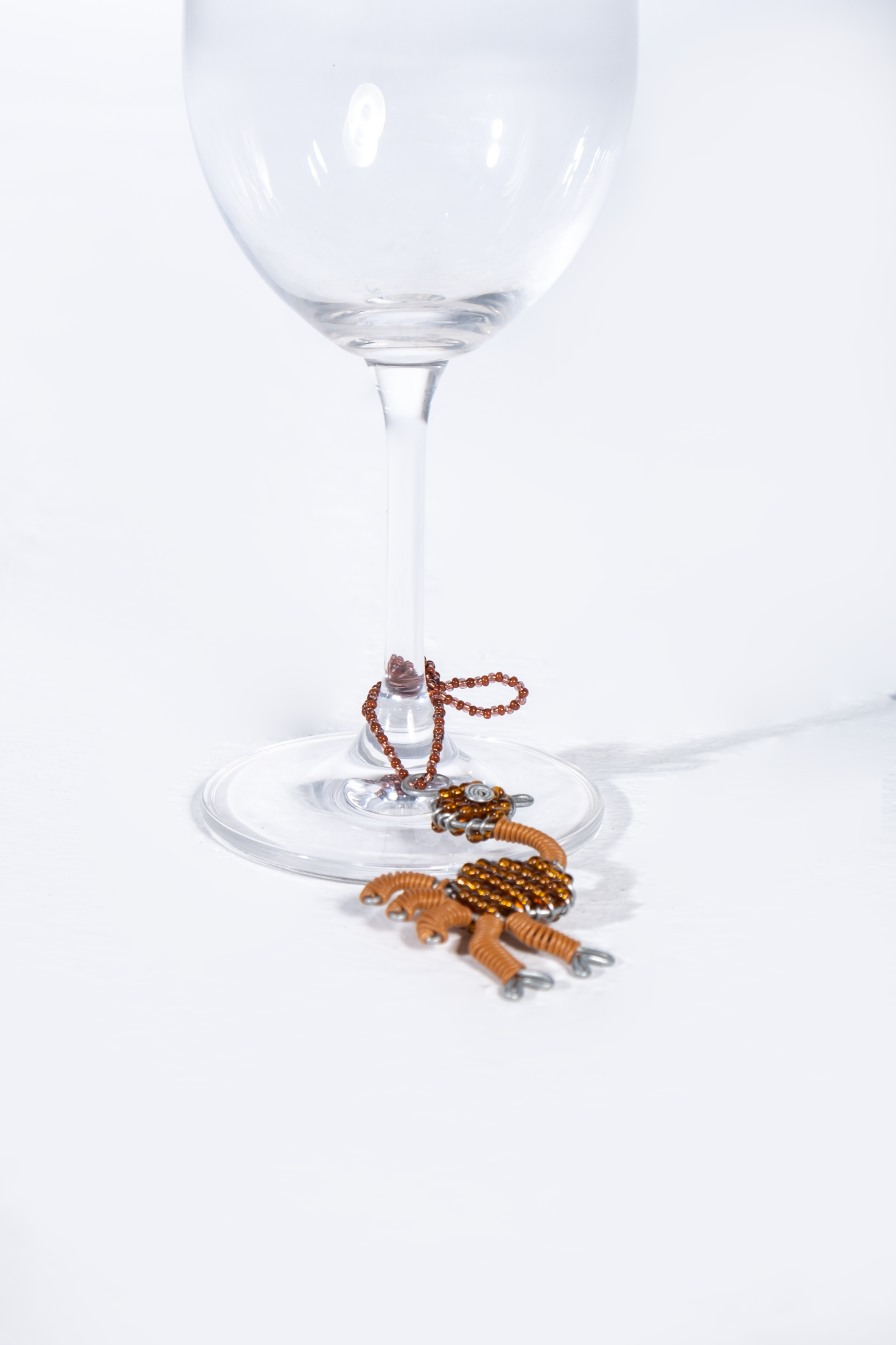 Beaded Animal Wine Glass Charms